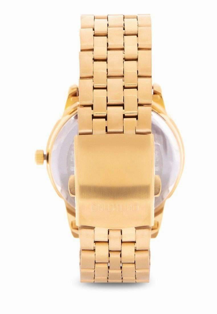 Valentino 20122122-SILVER DIAL Gold Stainless Steel Band Watch for Men