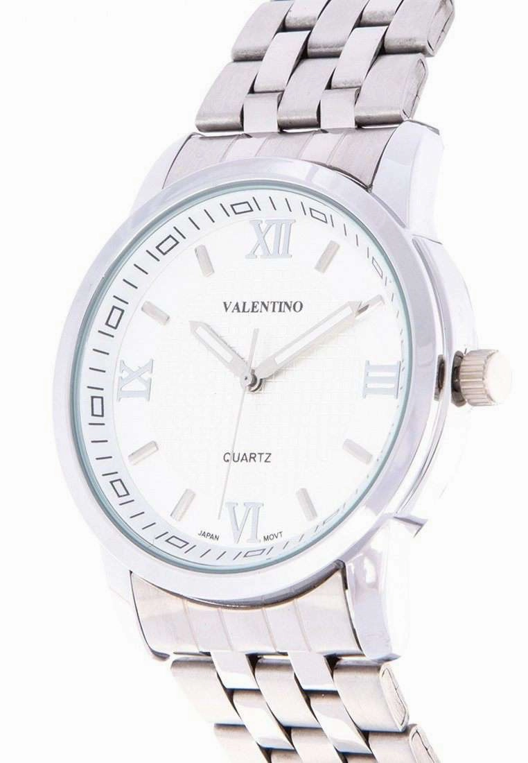 Valentino 20122123-SIL - SILVER INDEX Silver Stainless Steel Band Watch for Men