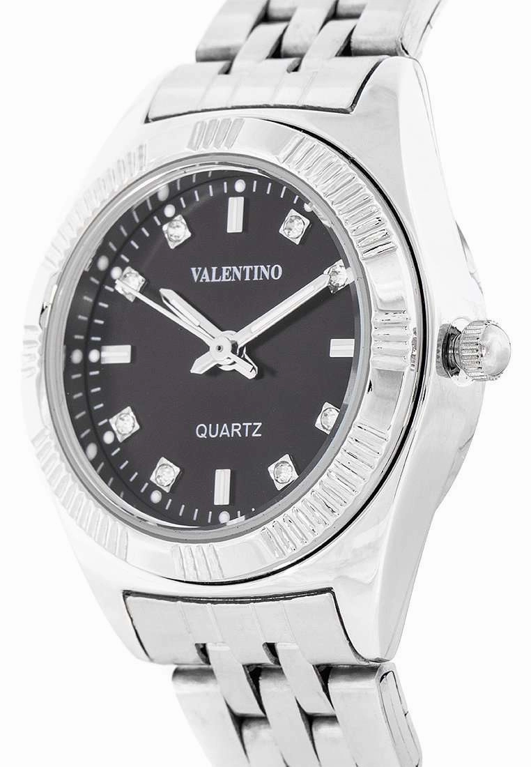 Valentino 20122252-BLACK DIAL Silver Watch for Women