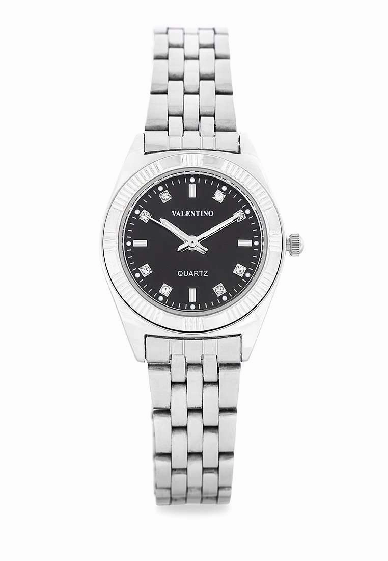 Valentino 20122252-BLACK DIAL Silver Watch for Women