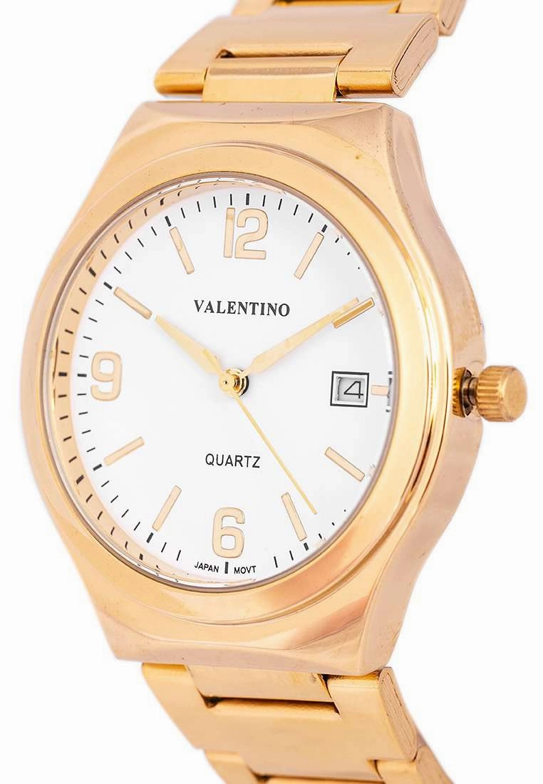 Valentino 20122264-WHITE DIAL - LINE Gold Stainless Watch for Men