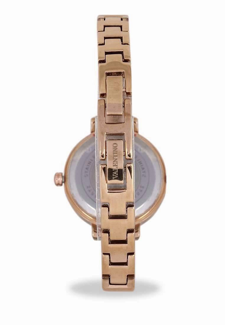 Valentino 20122305-ROSE-WHT DL Rose Gold Stainless Watch for Women