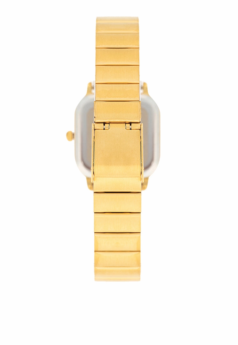 Valentino 20122389-GOLD DIAL Stainless Steel Strap Analog Watch for Women