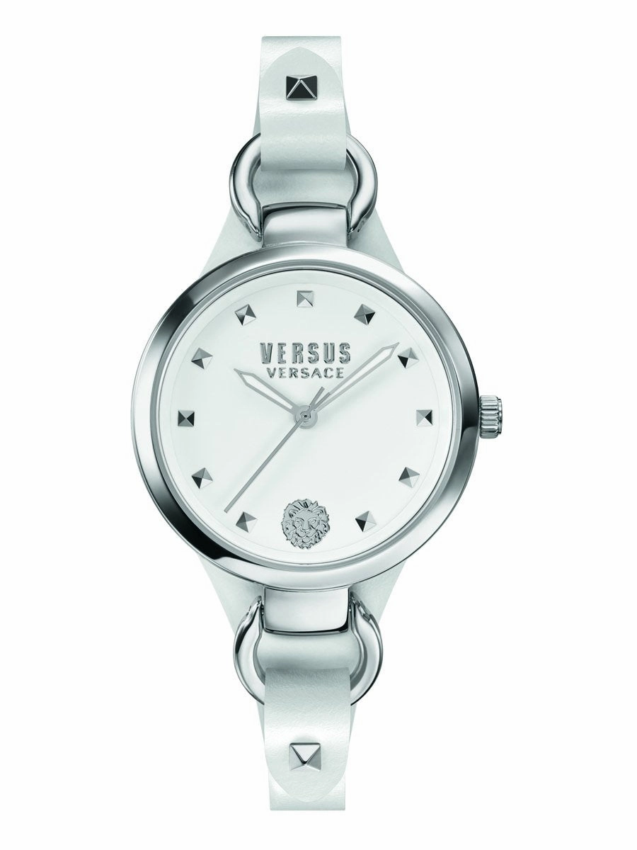 Versus Versace ROSLYN 34mm White Leather Womens Watch SOM010015