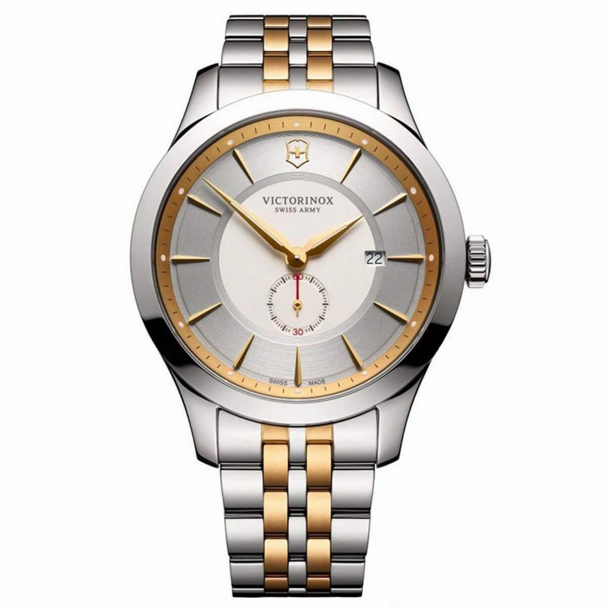 Victorinox Swiss Army Alliance Gray Dial Two-tone Mens Watch 241764