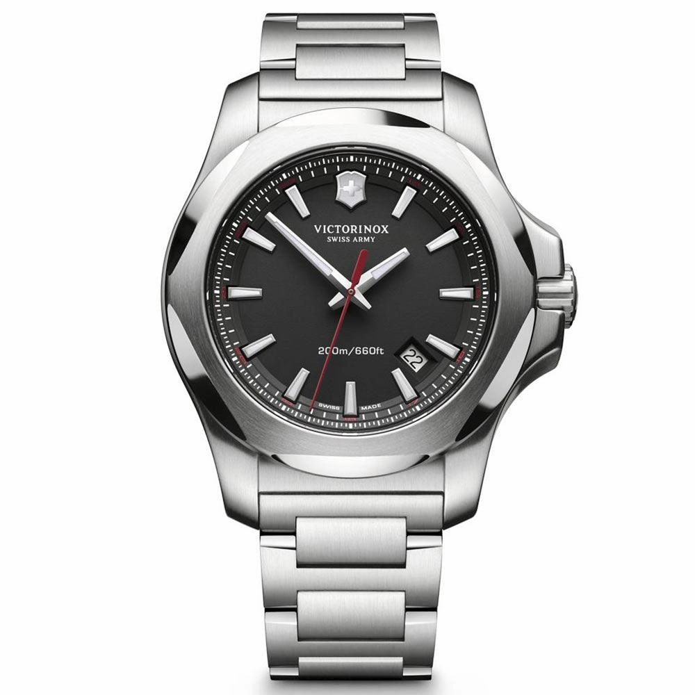 Victorinox Swiss Army I.N.O.X. Black Dial Steel 241723.1 Men's Watch