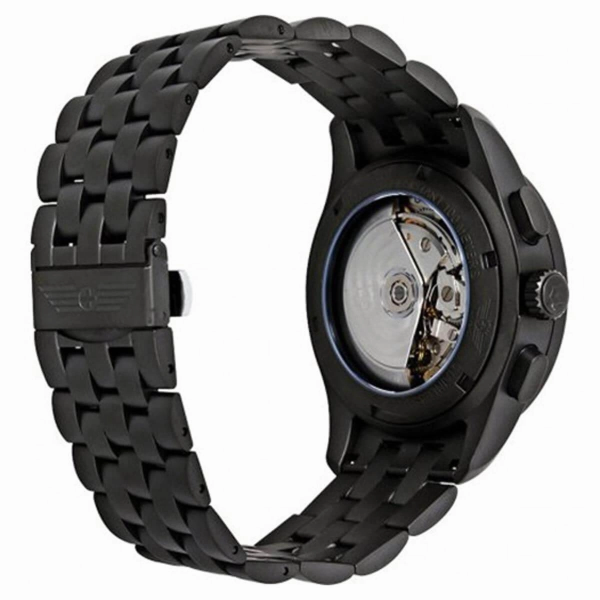 Victorinox Swiss Army Men's Automatic Chronograph Watch - AirBoss Black Dial Bracelet | 241741