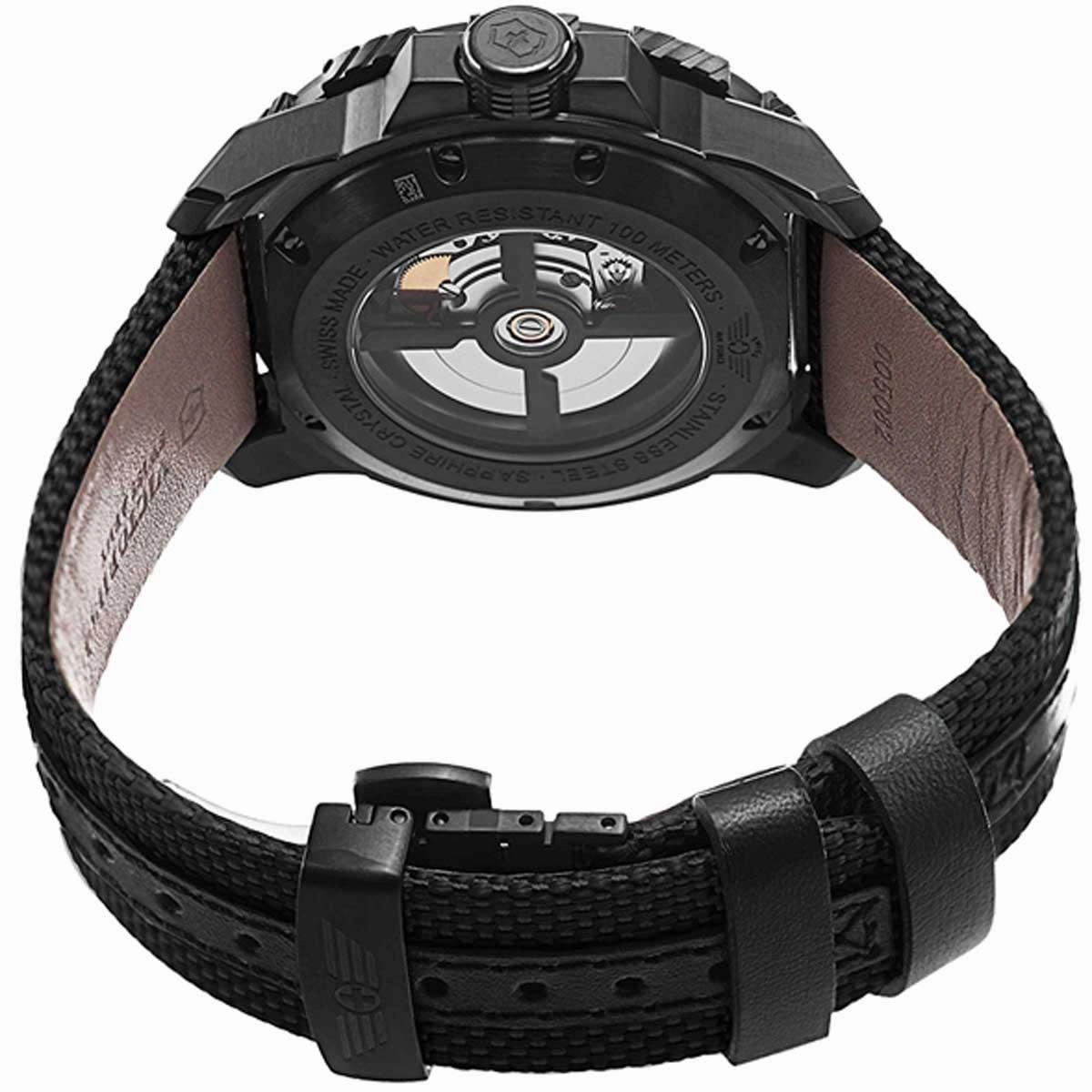 Victorinox Swiss Army Men's Watch - Alpnach Mechanical Black Nylon Strap | 241685