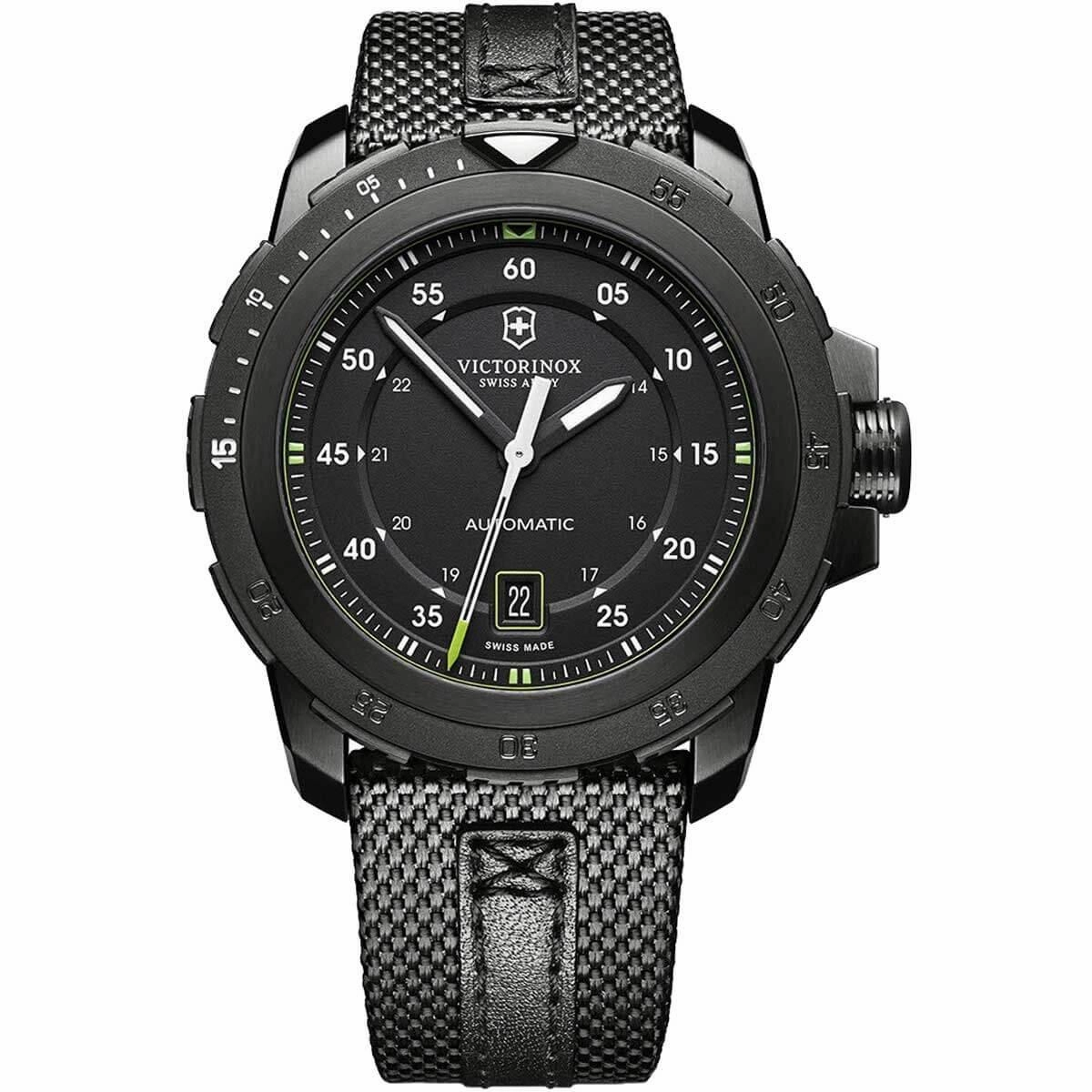 Victorinox Swiss Army Men's Watch - Alpnach Mechanical Black Nylon Strap | 241685