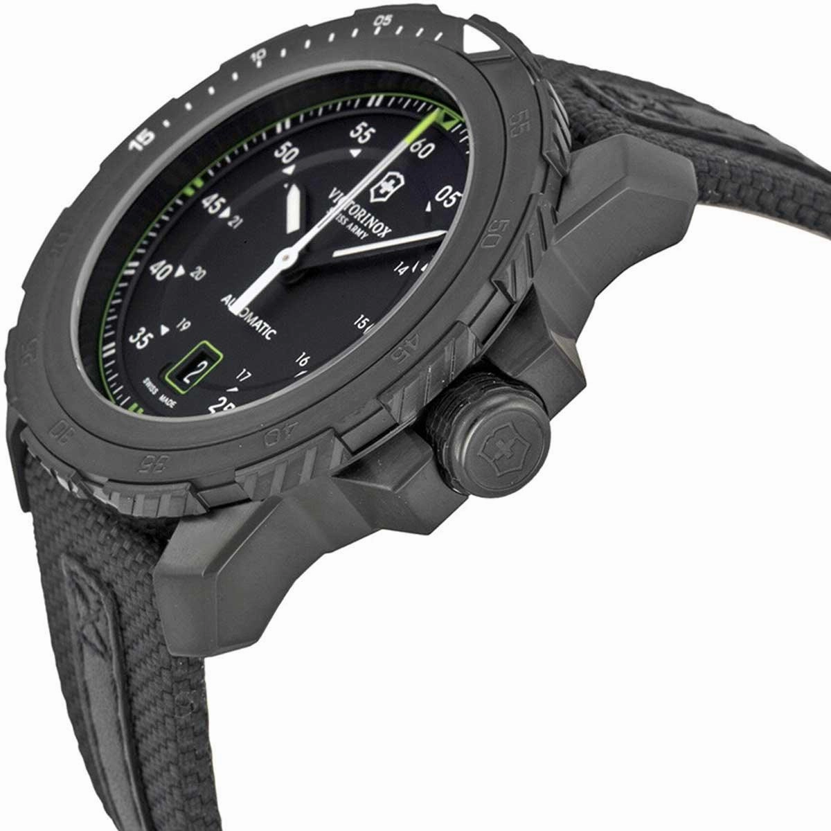 Victorinox Swiss Army Men's Watch - Alpnach Mechanical Black Nylon Strap | 241685