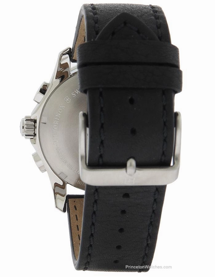 Victorinox Swiss Army Mens Chrono Classic 1/100 - Date - Black Leather Strap