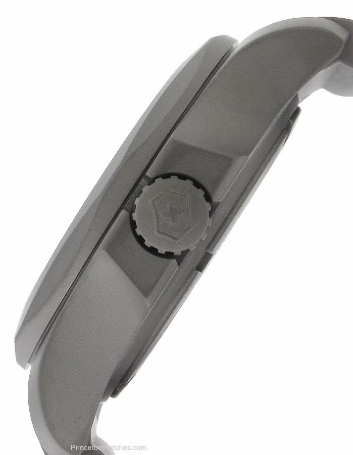 Victorinox Swiss Army Mens INOX Titanium - Grey Dial & Strap - 200m - Date