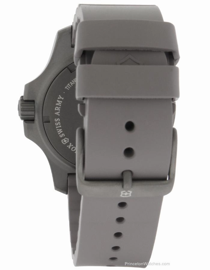 Victorinox Swiss Army Mens INOX Titanium - Grey Dial & Strap - 200m - Date