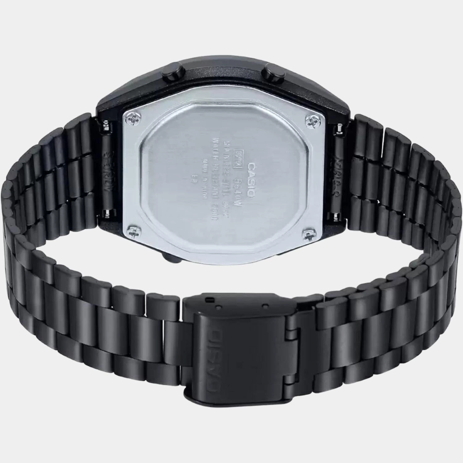 Vintage Unisex Digital Stainless Steel Watch D185 - B640WBG-1BDF
