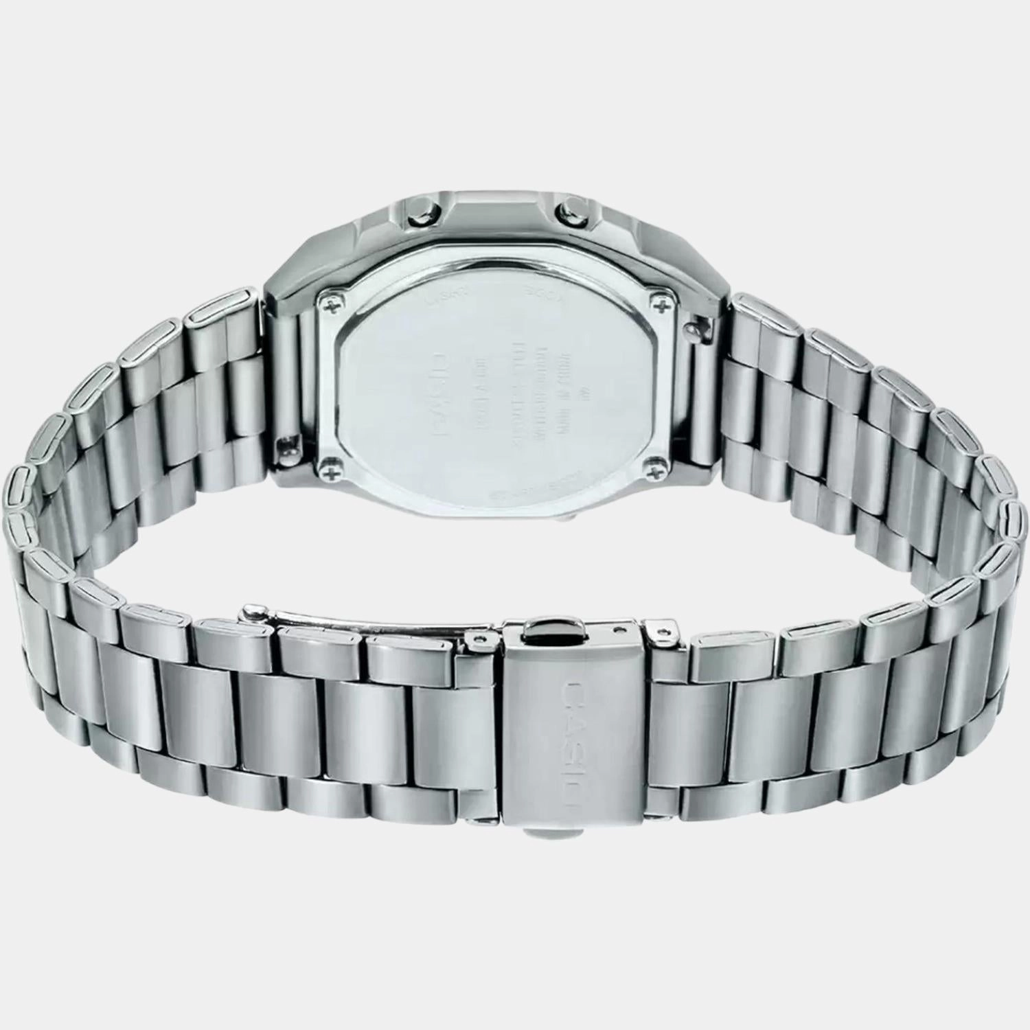 Vintage Unisex Digital Stainless Steel Watch D193 - A1000D-7EF