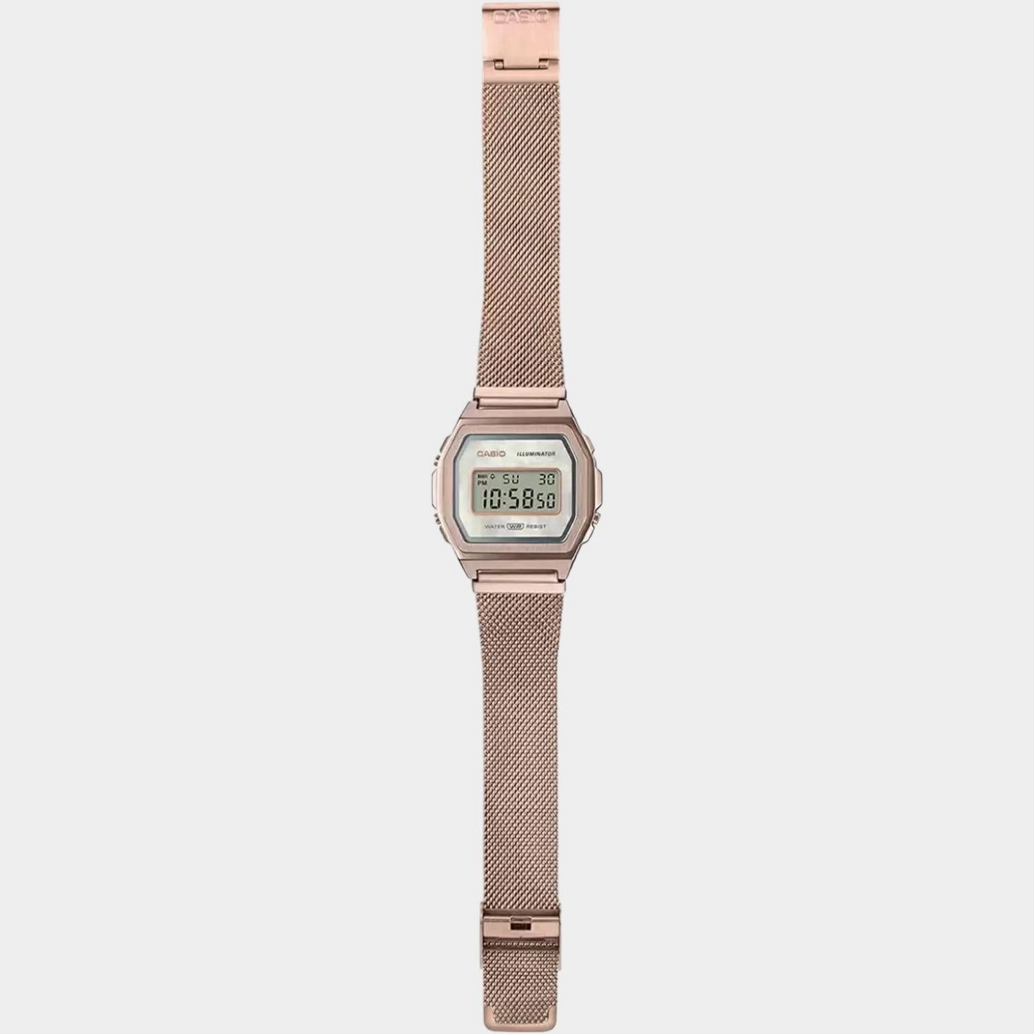 Vintage Unisex Digital Stainless Steel Watch D195 - A1000MCG-9EF