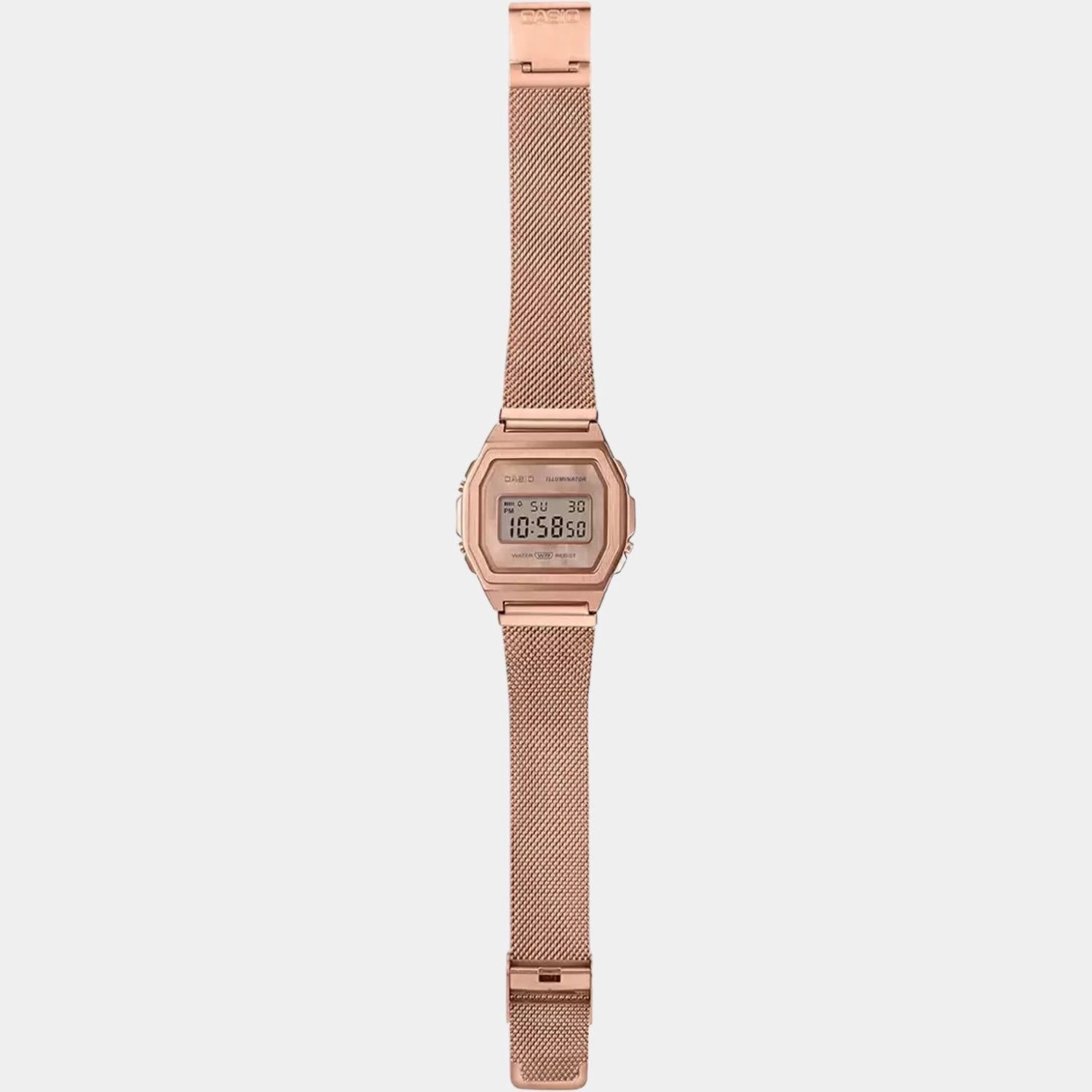 Vintage Unisex Digital Stainless Steel Watch D196 - A1000MPG-9EF