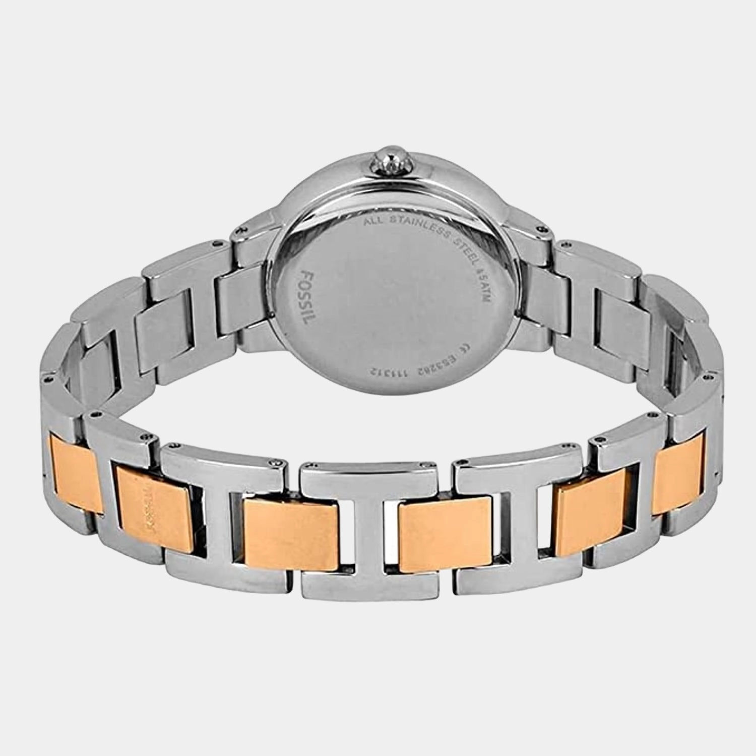 Virginia Women Quartz Rose Gold Dial Analog Stainless Steel Watch ES3405