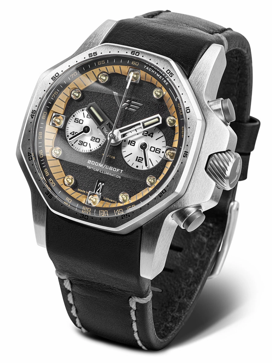 Vostok-Europe Atomic Age Andrei Sakharov Men's watch Stainless Steel - YM86-640A698