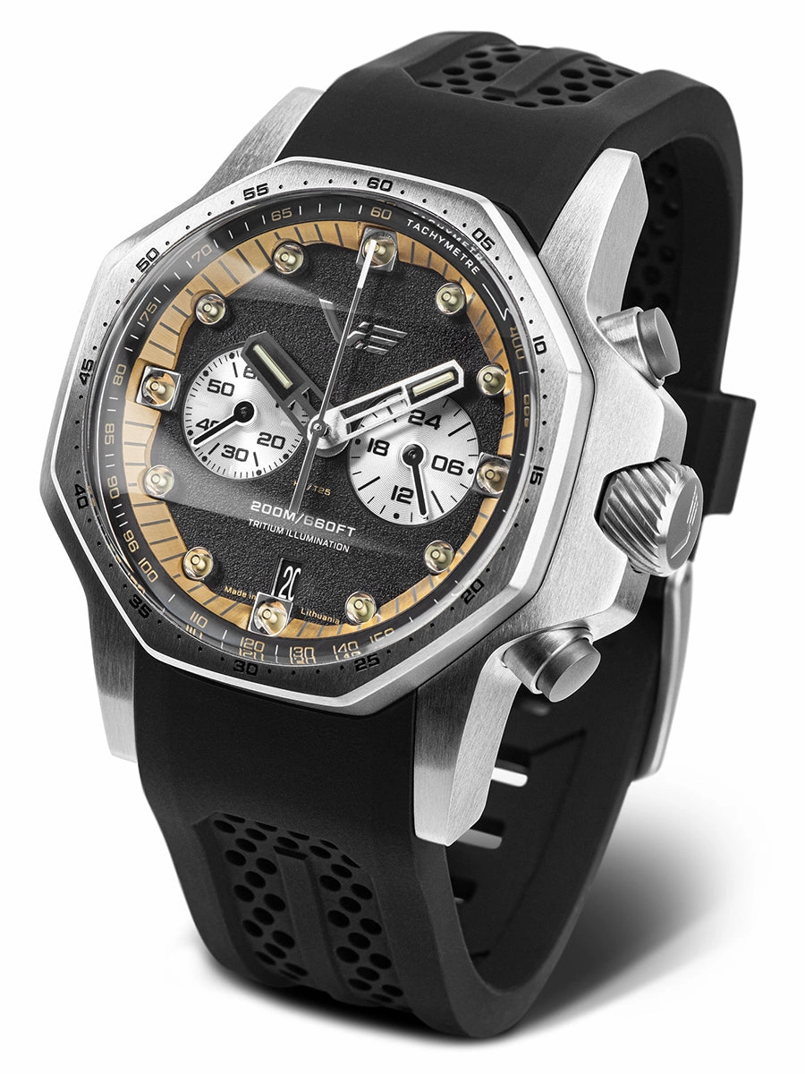 Vostok-Europe Atomic Age Andrei Sakharov Men's watch Stainless Steel - YM86-640A698