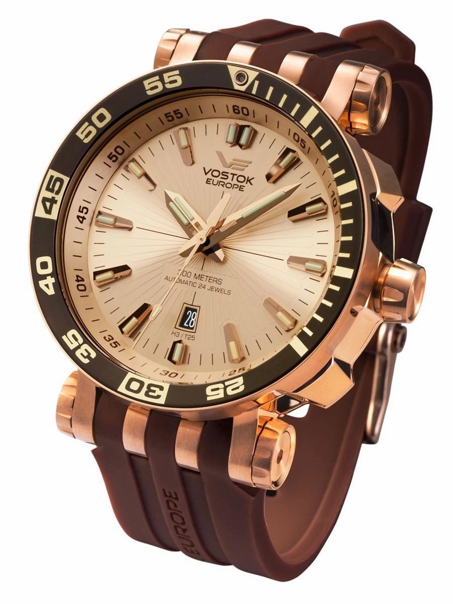Vostok-Europe ENERGIA 2 Automatic Rose Gold Diver Watch NH35-575B281