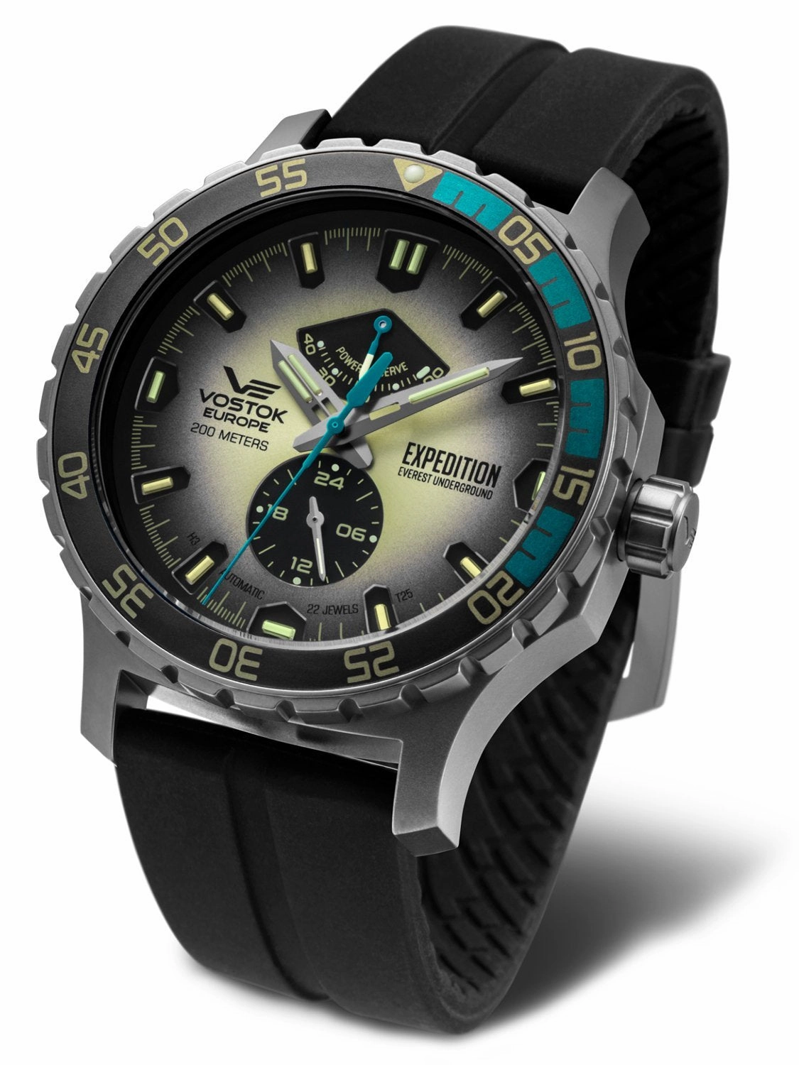 Vostok-Europe EXPEDITION EVEREST Mens Black/Grey Watch YN84/597A544