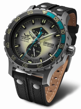 Vostok-Europe EXPEDITION EVEREST Mens Black/Grey Watch YN84/597A544