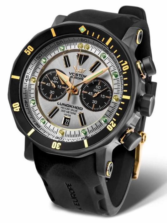 Vostok-Europe LUNOKHOD 2 GRAND CHRONO Mens Blue Watch 6S21/620E277