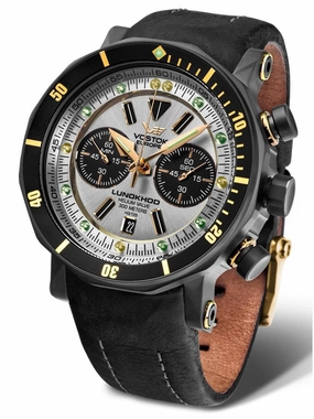 Vostok-Europe LUNOKHOD 2 GRAND CHRONO Mens Blue Watch 6S21/620E277