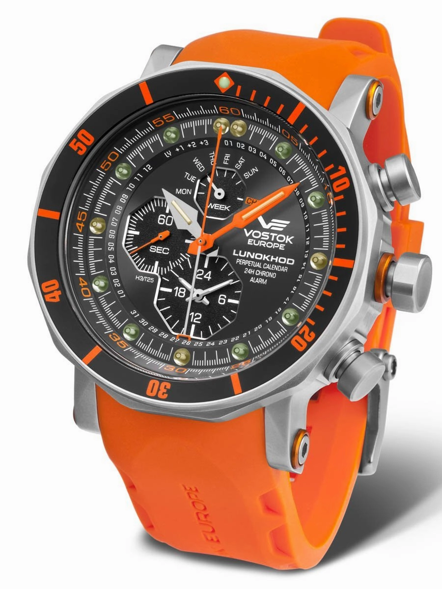 Vostok-Europe LUNOKHOD 2 Sports Pro Diver Mens Watch YM86/620A506