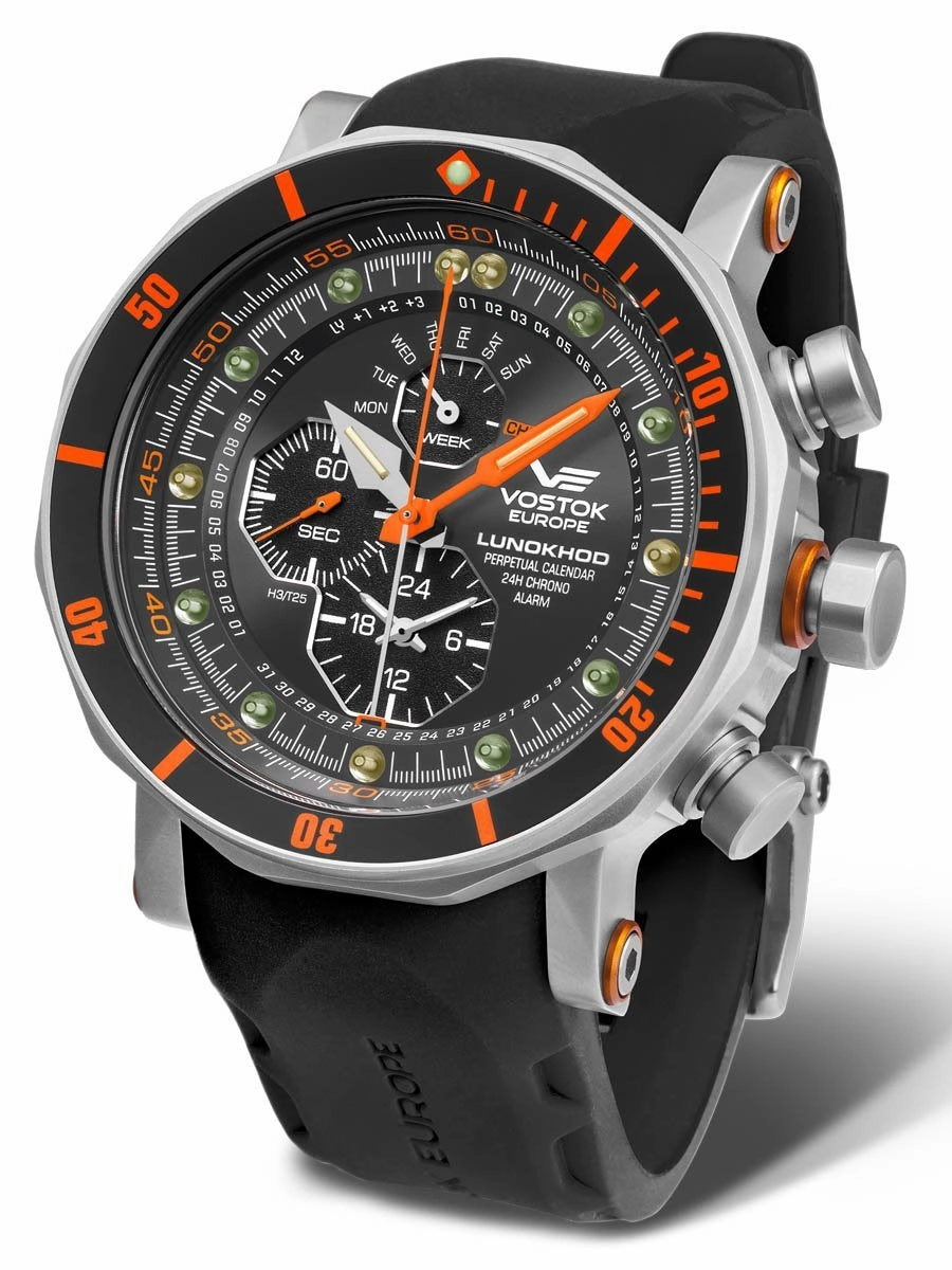 Vostok-Europe LUNOKHOD 2 Sports Pro Diver Mens Watch YM86/620A506