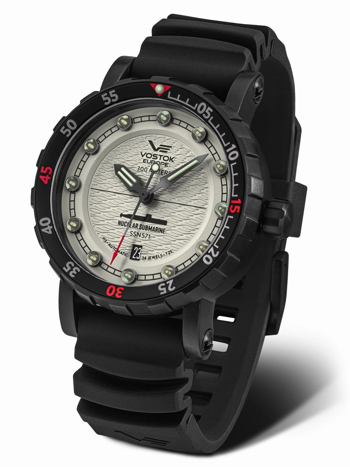 Vostok-Europe SSN-571 Mecha-Quartz Chronograph Submarine Watch (NH35/571C607)