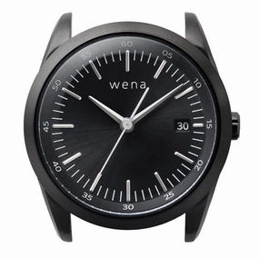 Wena By Sony Watch Head Solar Three Hands Black
