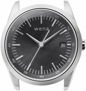 Wena By Sony Watch Head Solar Three Hands Silver