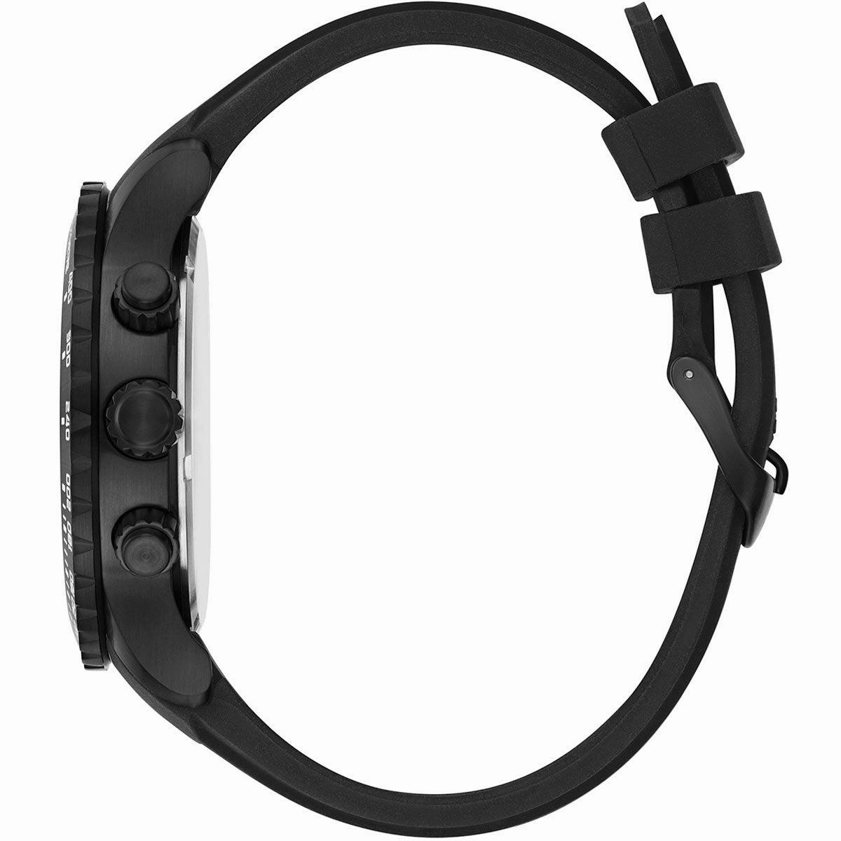 Wenger Men's Chronograph Watch - Roadster Black Night Rubber Strap | 01.0853.213S