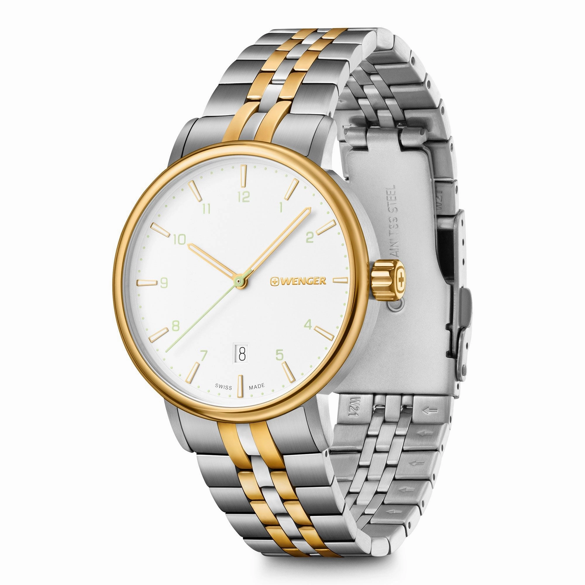 Wenger Urban Classic White Dial Stainless Steel Watch 01.1731.122