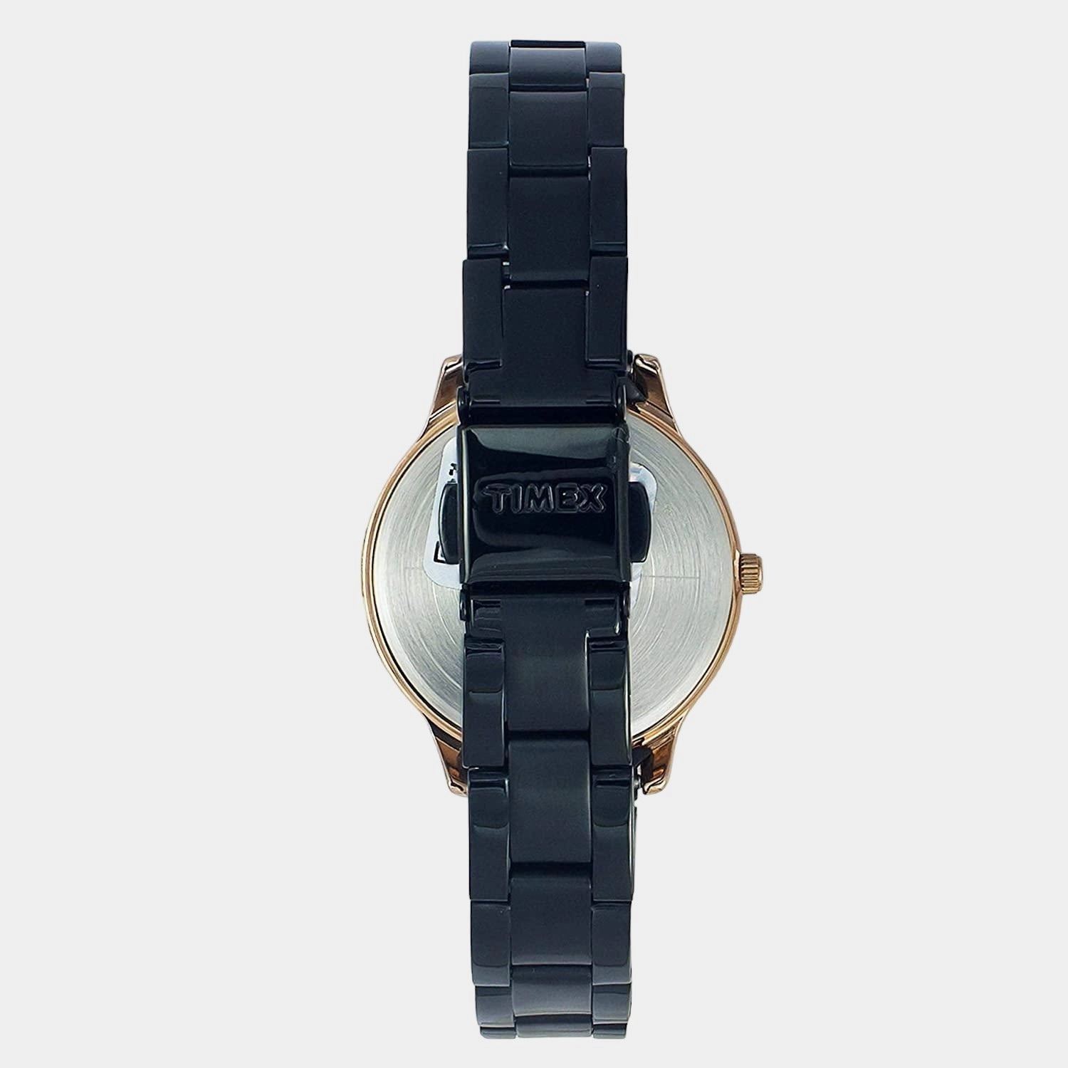 Women Black Analog Stainless Steel Watch TW000T630