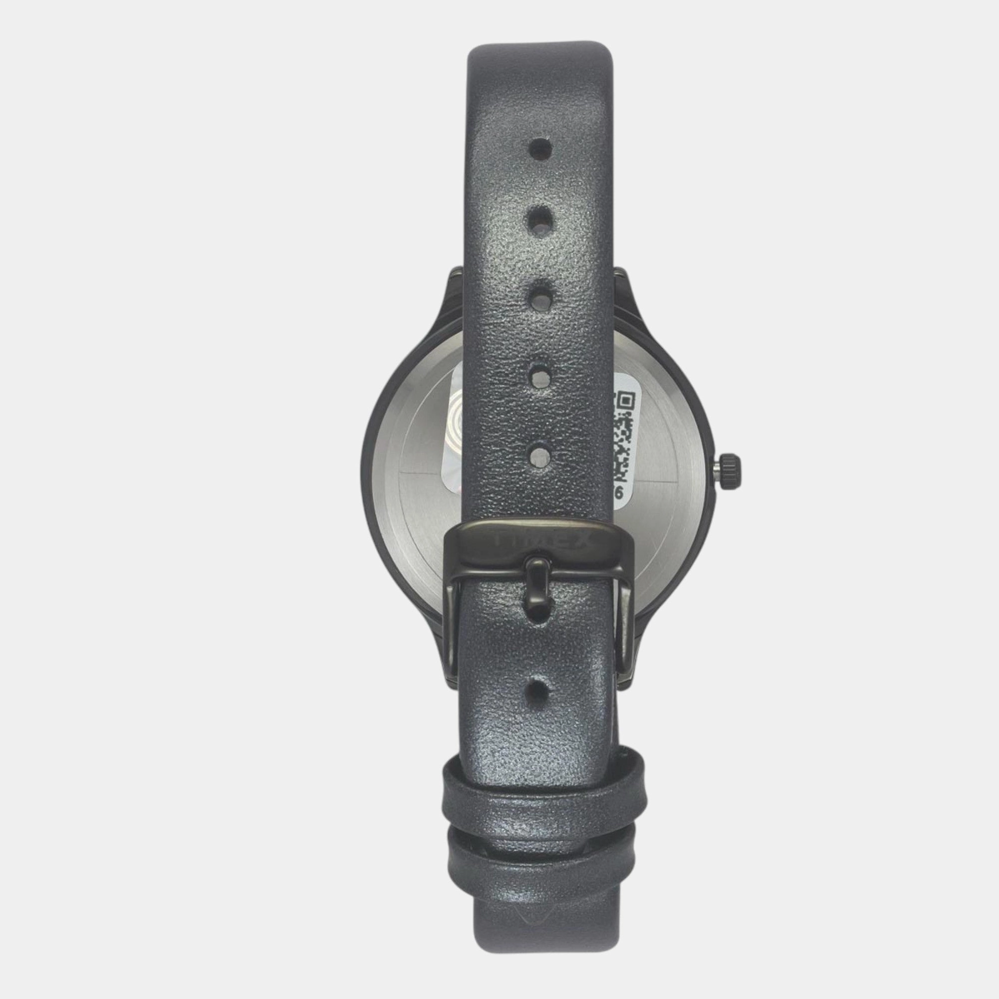 Women Quartz Black Dial Analog Leather Watch TWTL12109