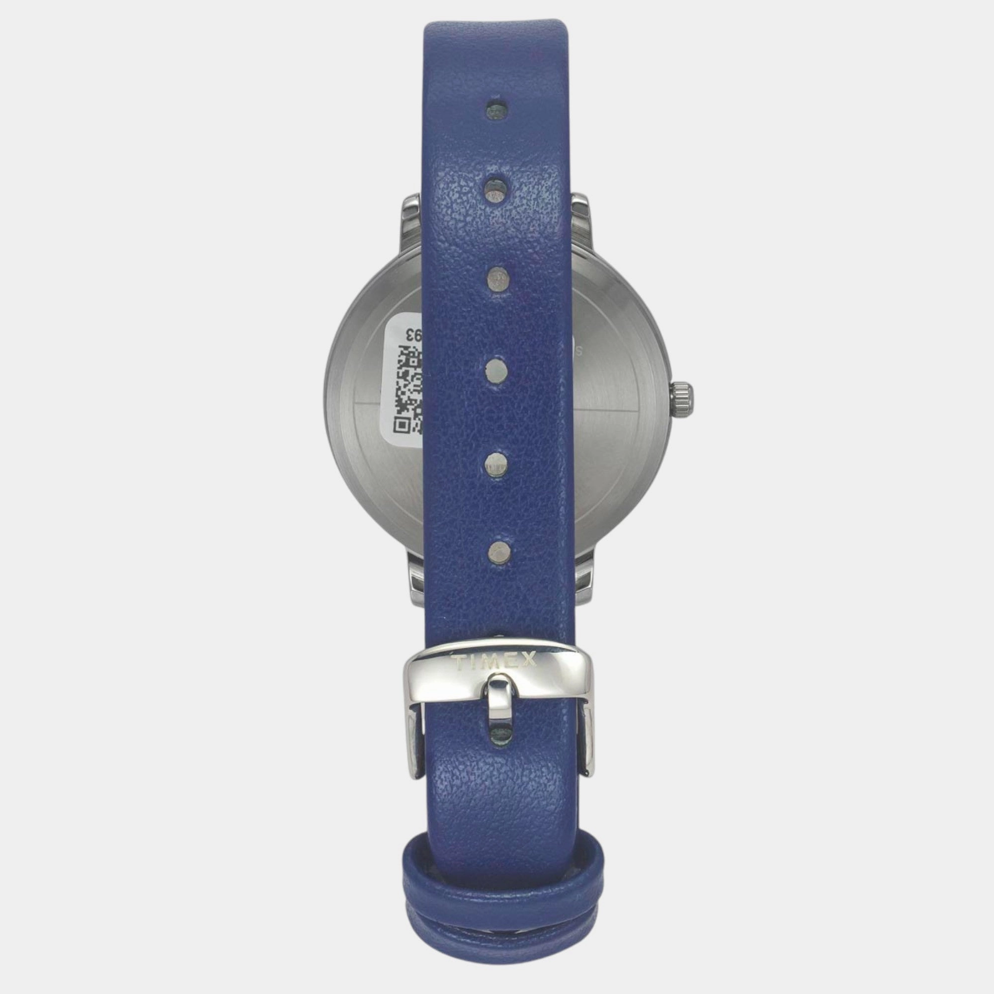 Women Quartz Blue Dial Analog Leather Watch TWEL15818