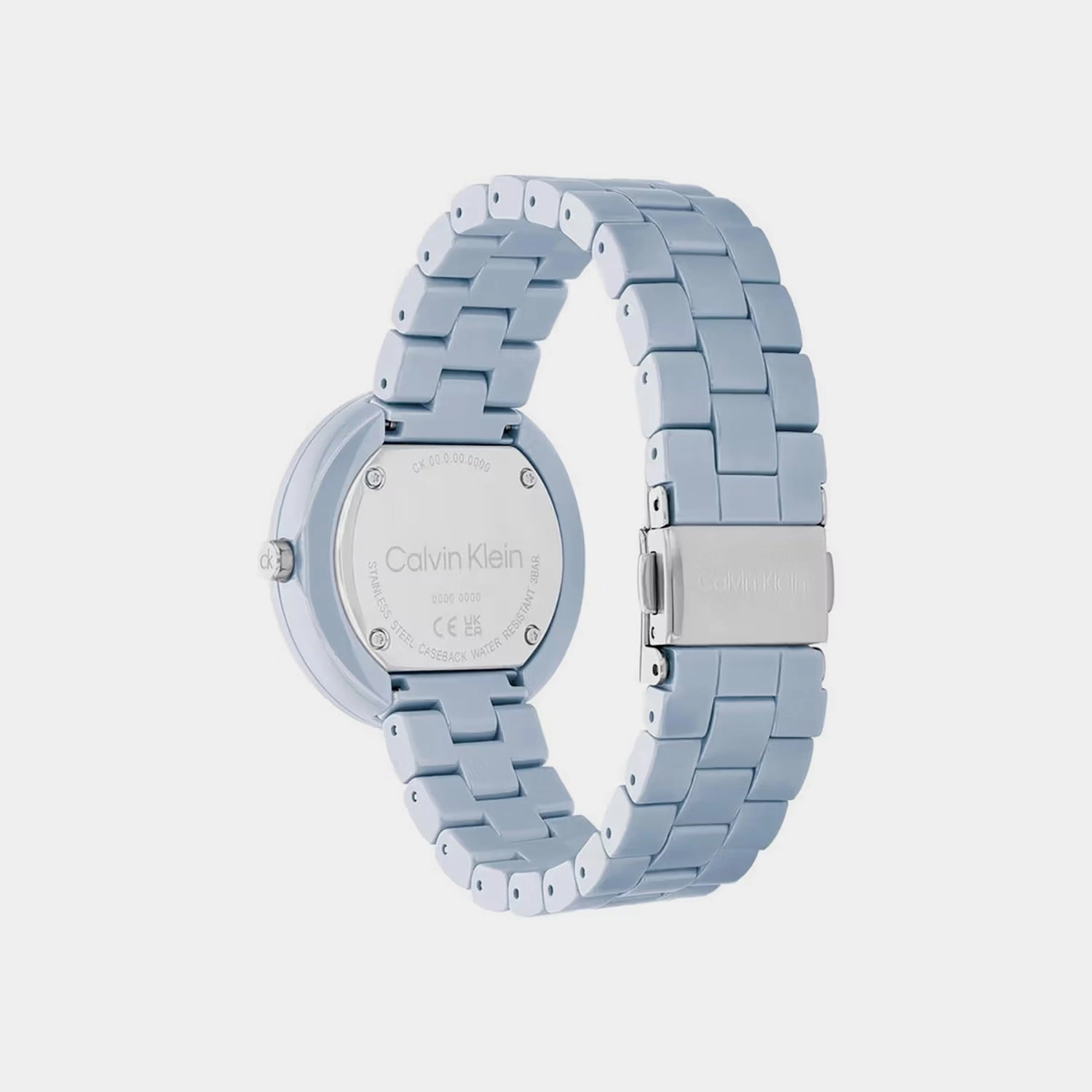 Women Quartz Blue Dial Analog Stainless Steel Watch 25100074