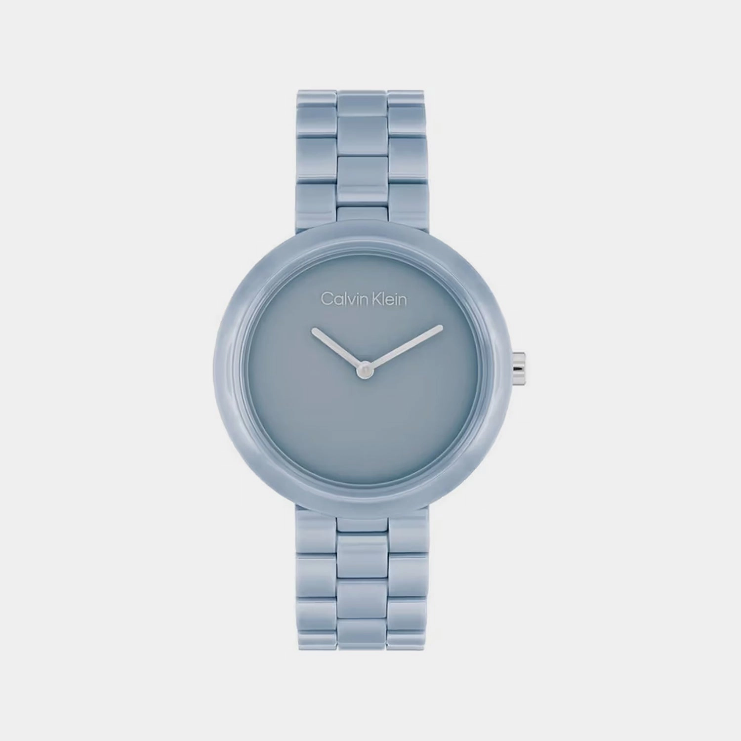 Women Quartz Blue Dial Analog Stainless Steel Watch 25100074