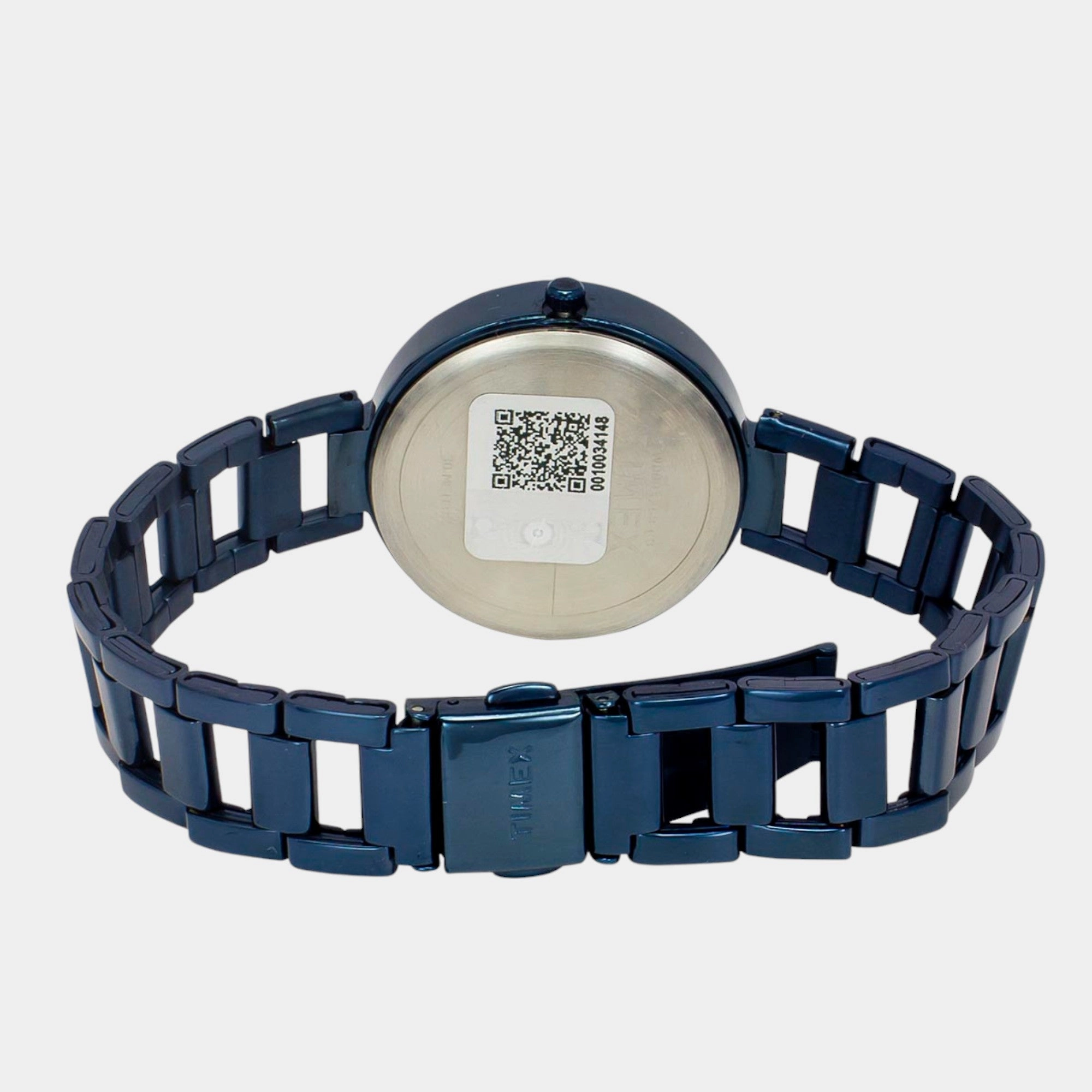 Women Quartz Blue Dial Multi-Function Stainless Steel Watch TW000X268