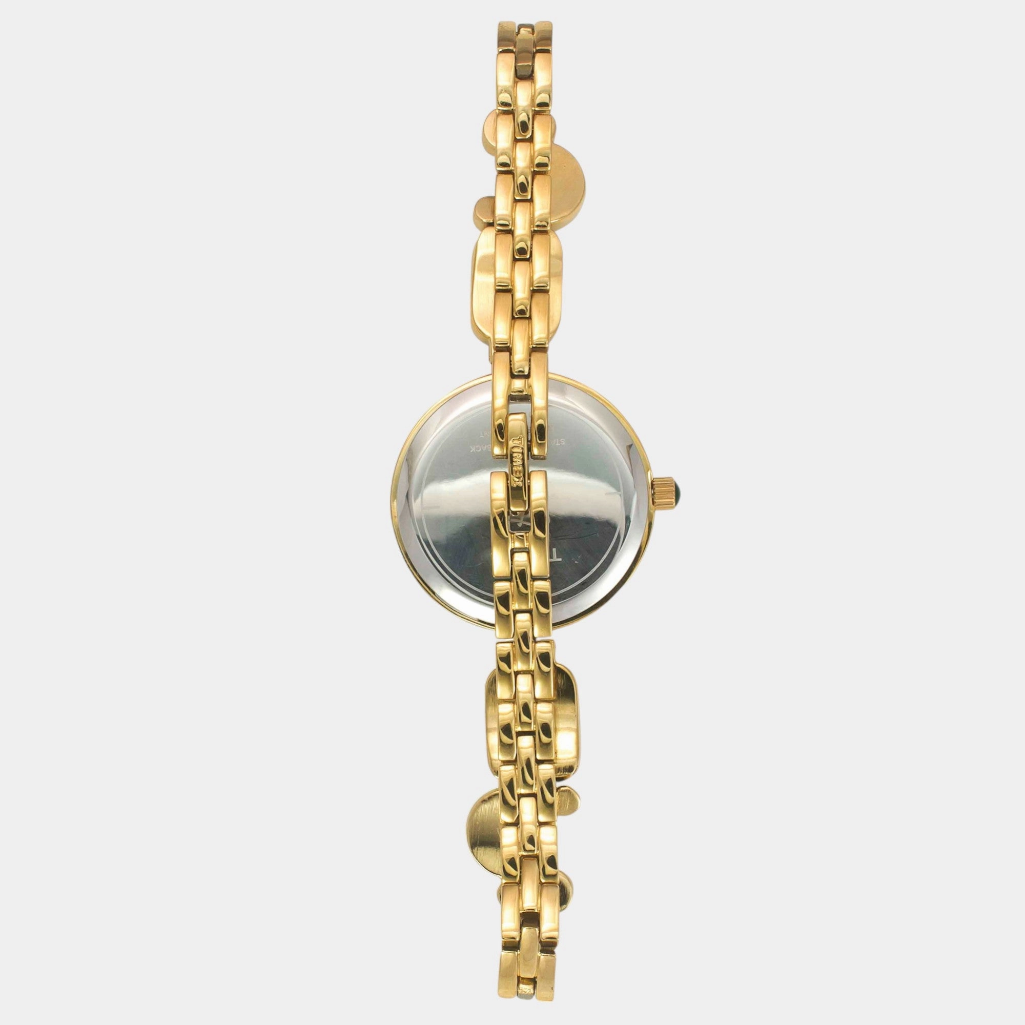 Women Quartz Brown Dial Analog Brass Watch TWEL17800