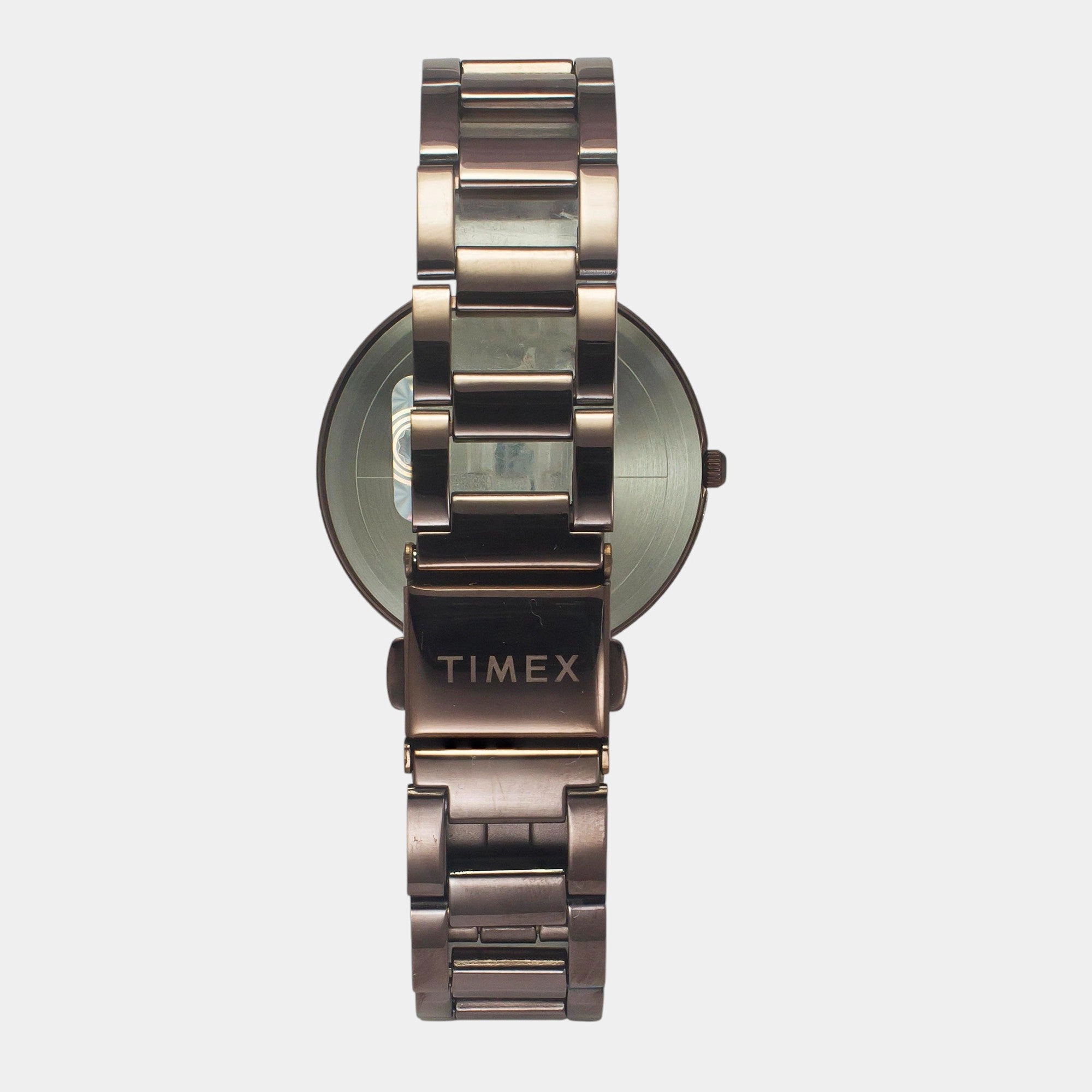 Women Quartz Brown Dial Multi-Function Stainless Steel Watch TW000X267