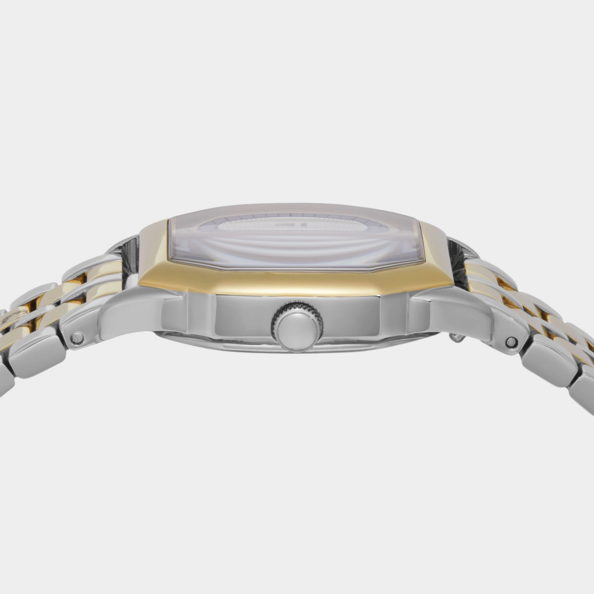 Women Quartz Cream Dial Analog Stainless Steel Watch ES5362