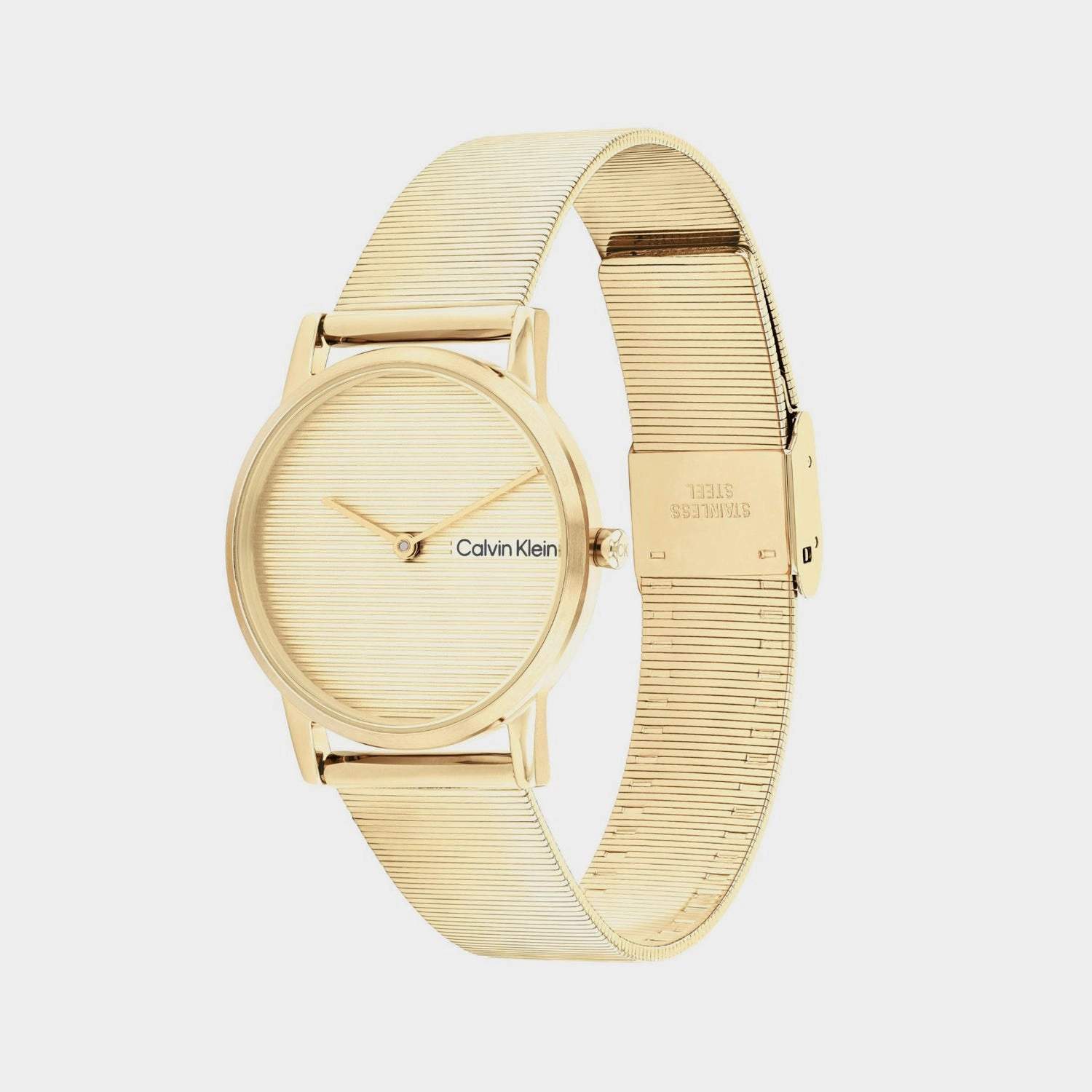 Women Quartz Gold Dial Analog Stainless Steel Watch 25100035