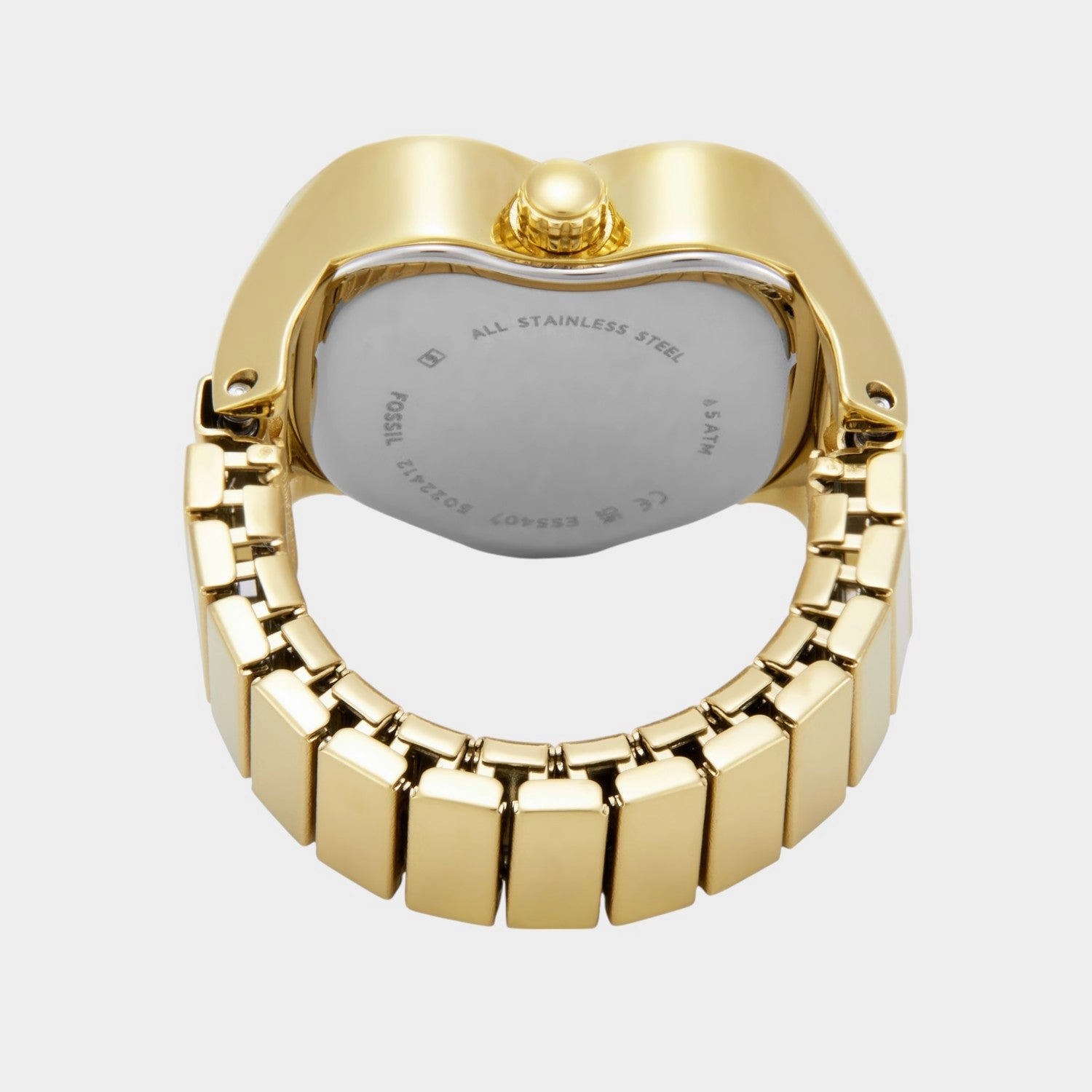Women Quartz Gold Dial Analog Stainless Steel Watch ES5407