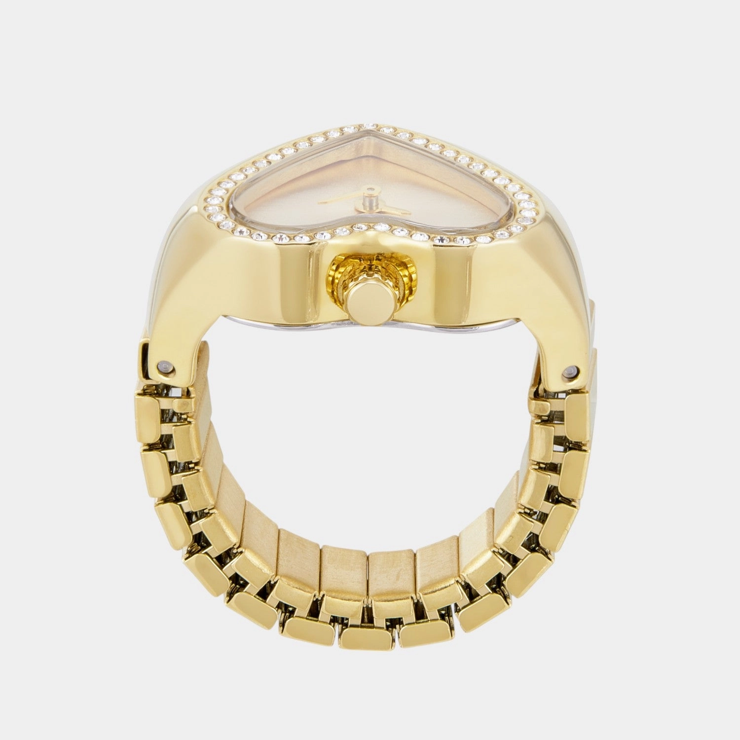 Women Quartz Gold Dial Analog Stainless Steel Watch ES5407
