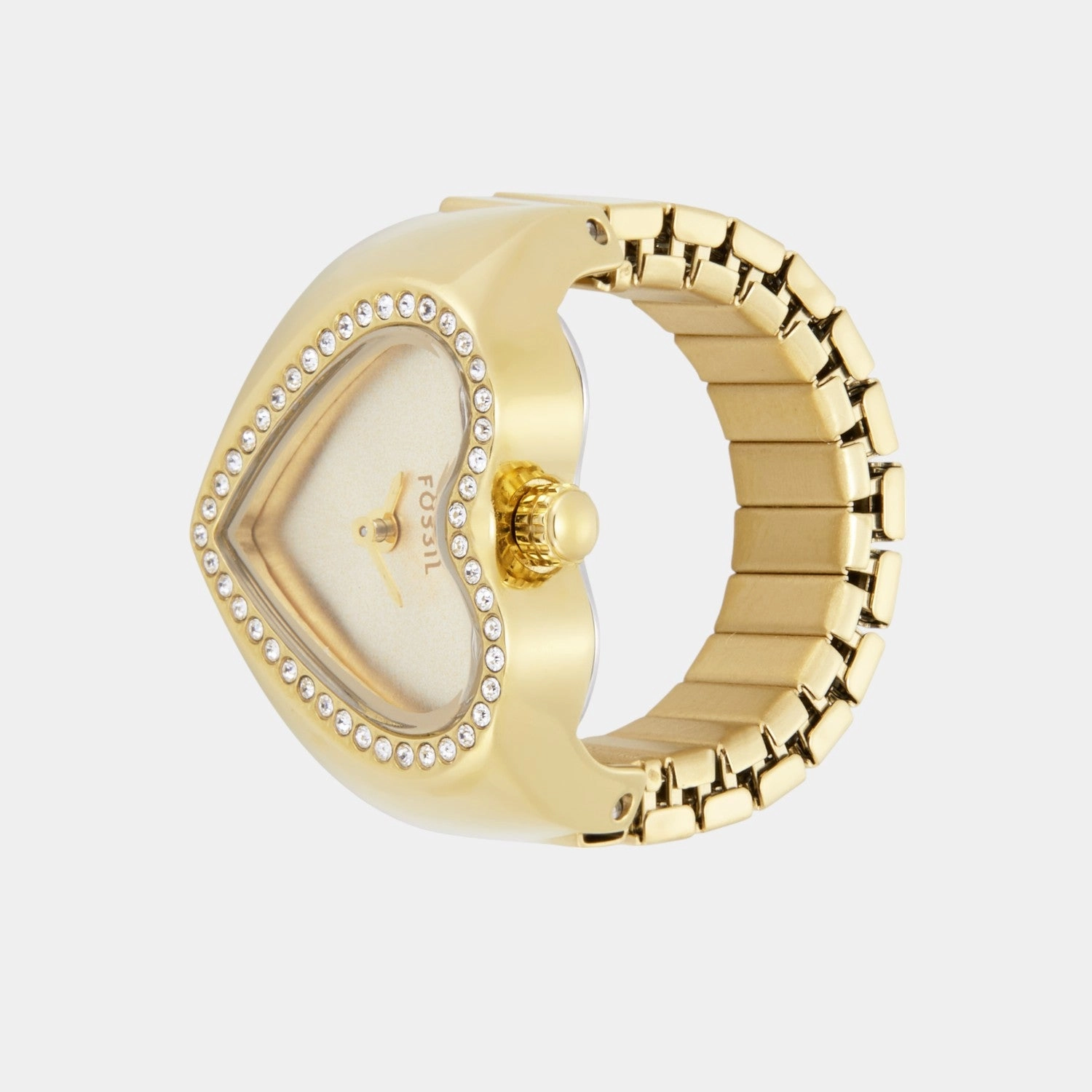 Women Quartz Gold Dial Analog Stainless Steel Watch ES5407