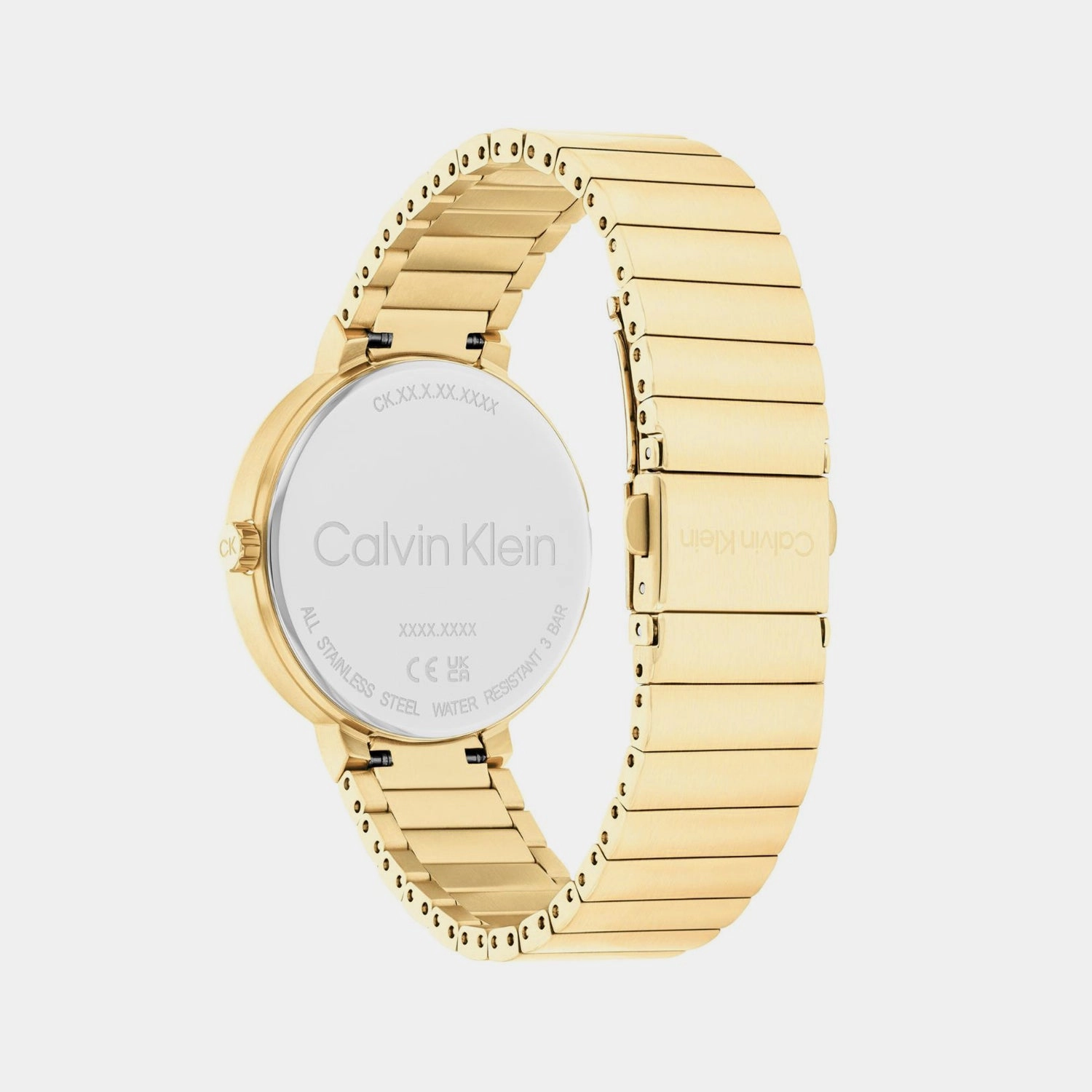Women Quartz Gold Dial Multi-Function Stainless Steel Watch 25100030